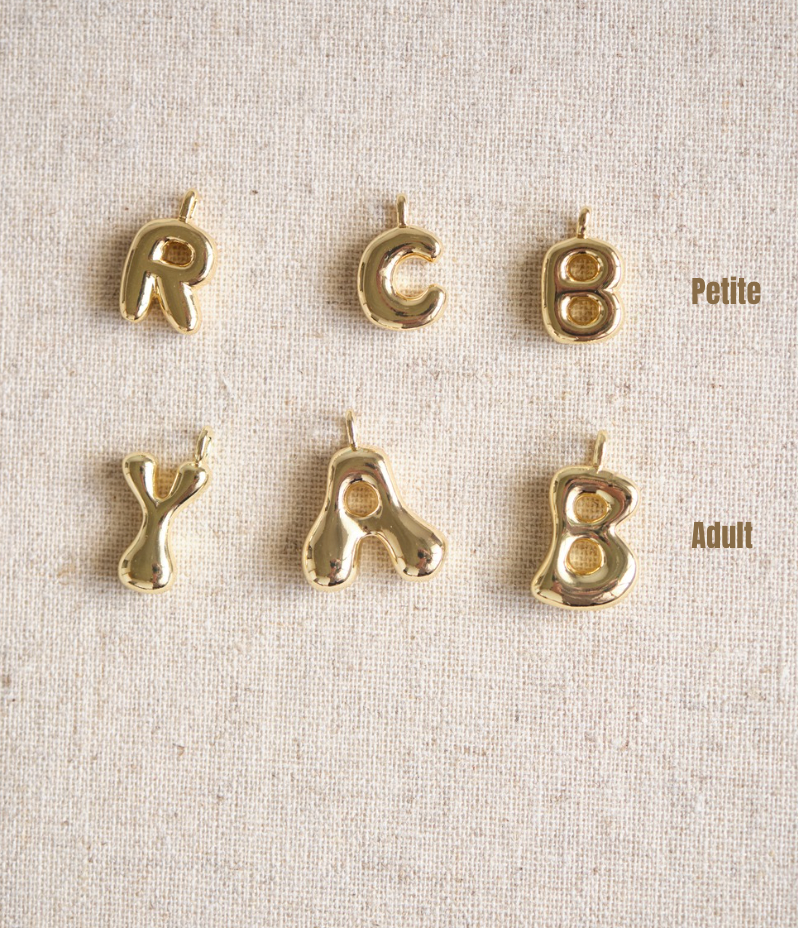 Oyster Pearl Initial Necklace