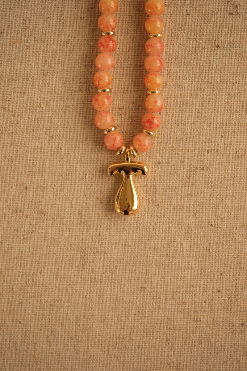 Marigold Initial Necklace